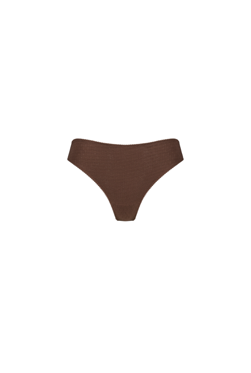 Timeless high-waisted Panty - Brown