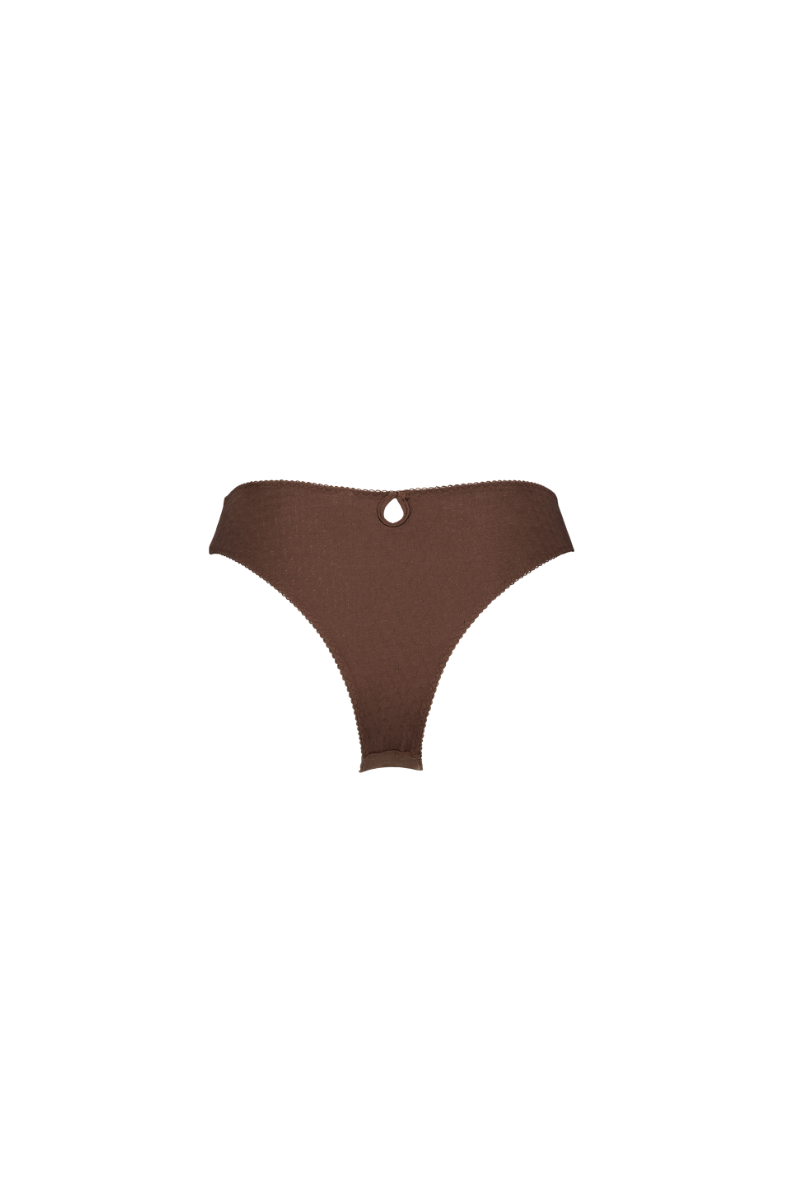 Timeless high-waisted Panty - Brown