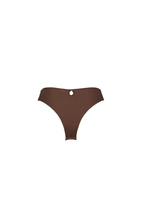 Timeless high-waisted Panty - Brown