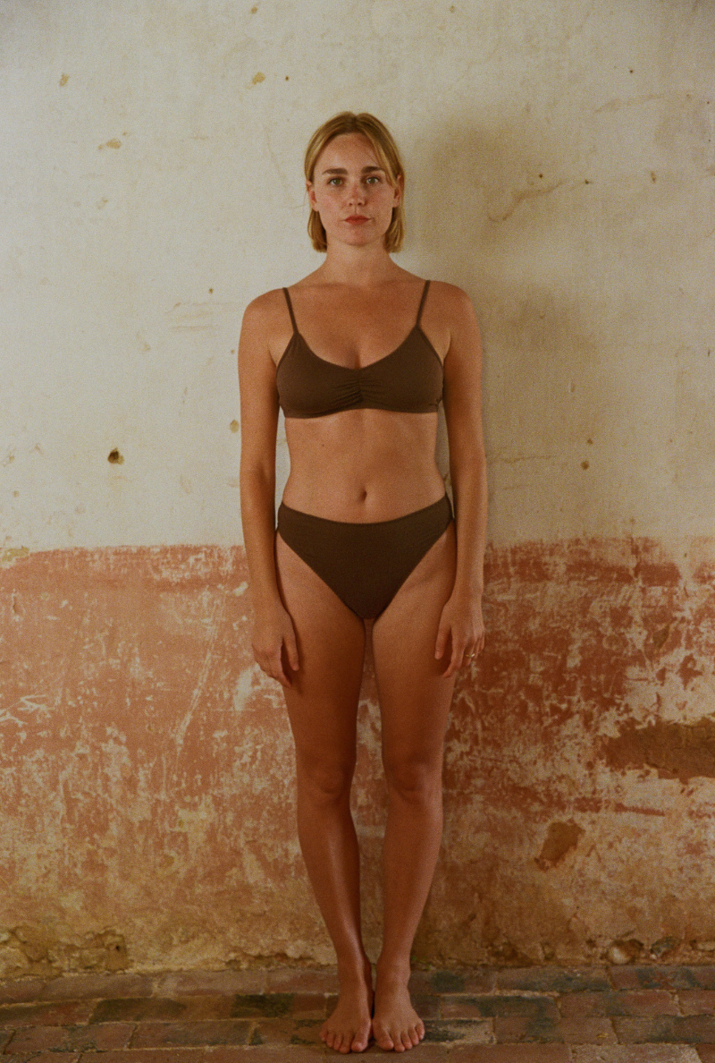 Timeless high-waisted Panty - Brown
