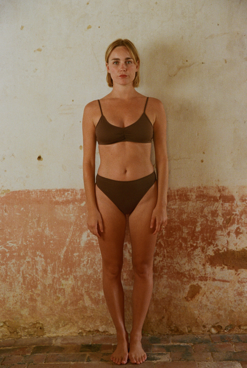 Timeless high-waisted Panty - Brown