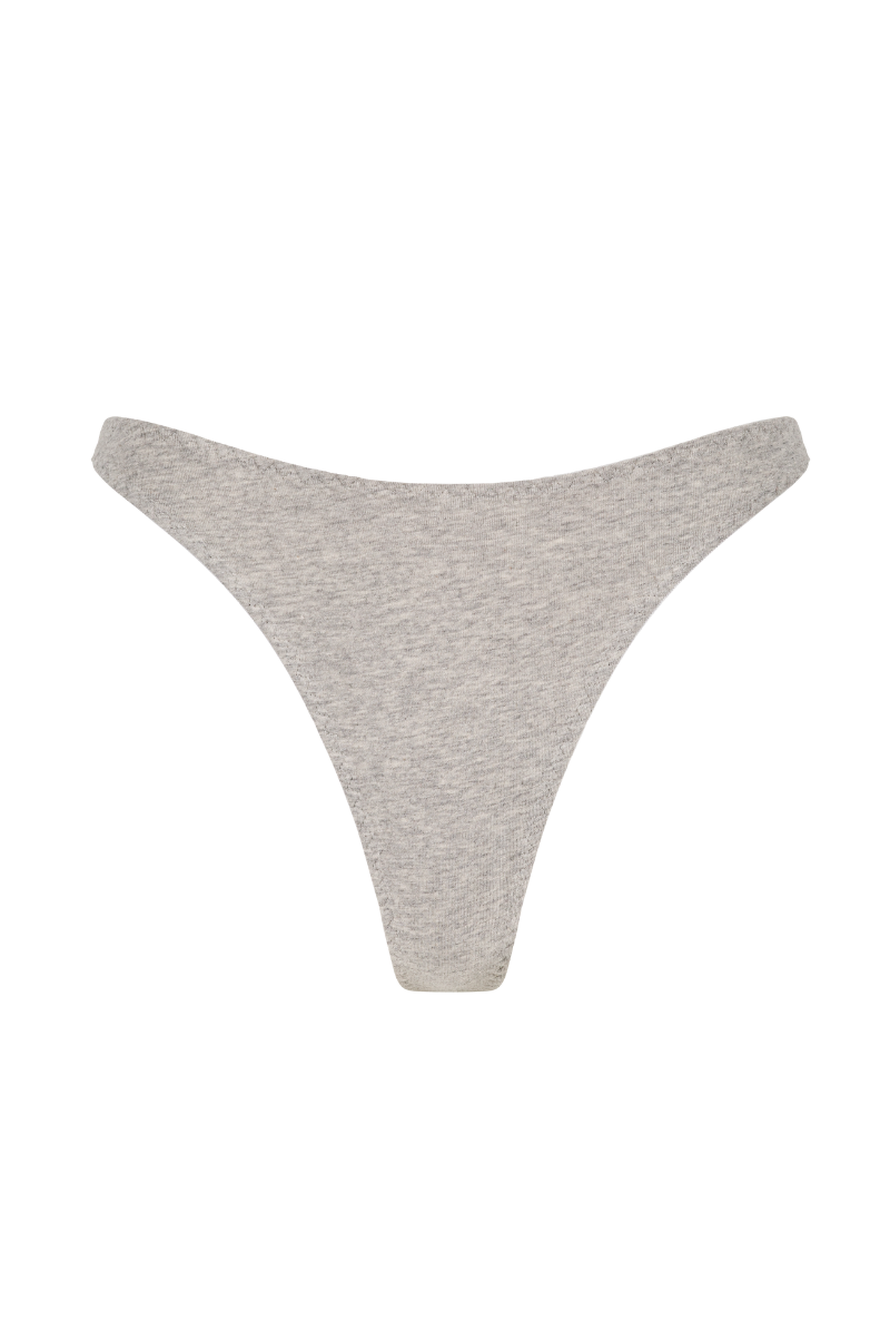 Timeless grey melange tanga