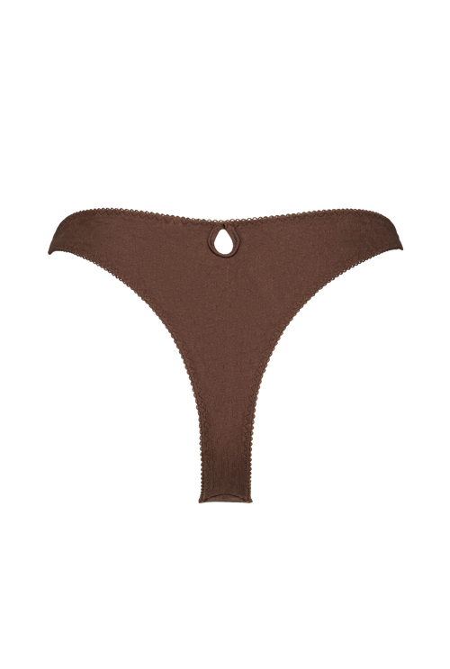 Tanga intemporel - Marron