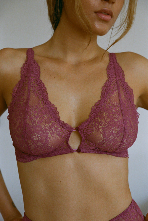Soutien-gorge Rosalie - Mauve