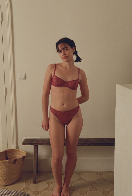 Soutien-gorge Laure - Mauve