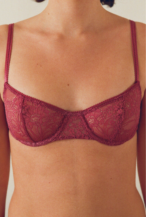 Soutien-gorge Laure - Mauve