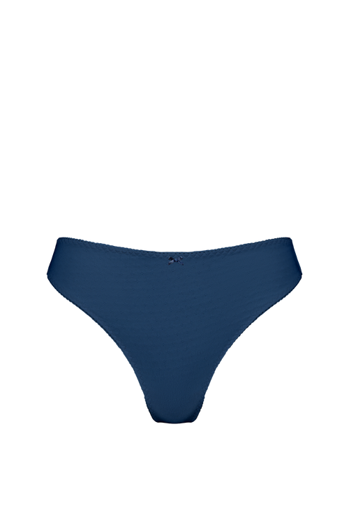 Culotte taille haute intemporelle - Bleu