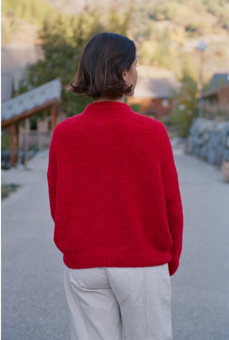 Gilet Suzane - Rouge