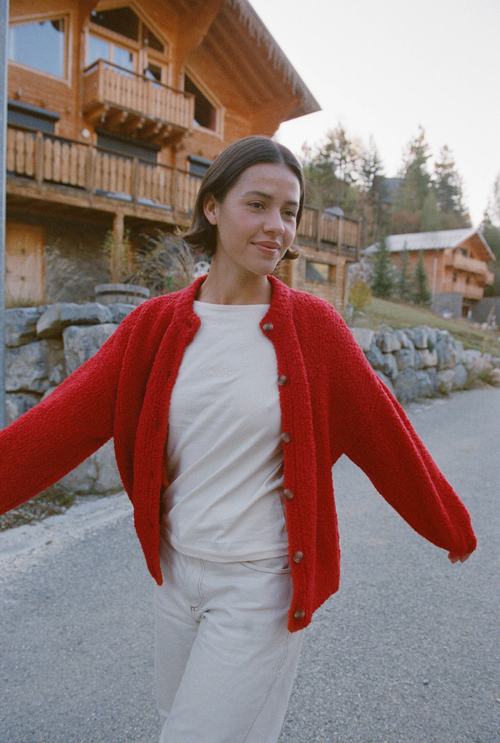 Gilet Suzane - Rouge