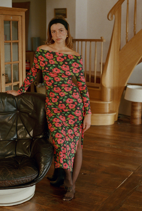 Rachelle Dress - Flower print