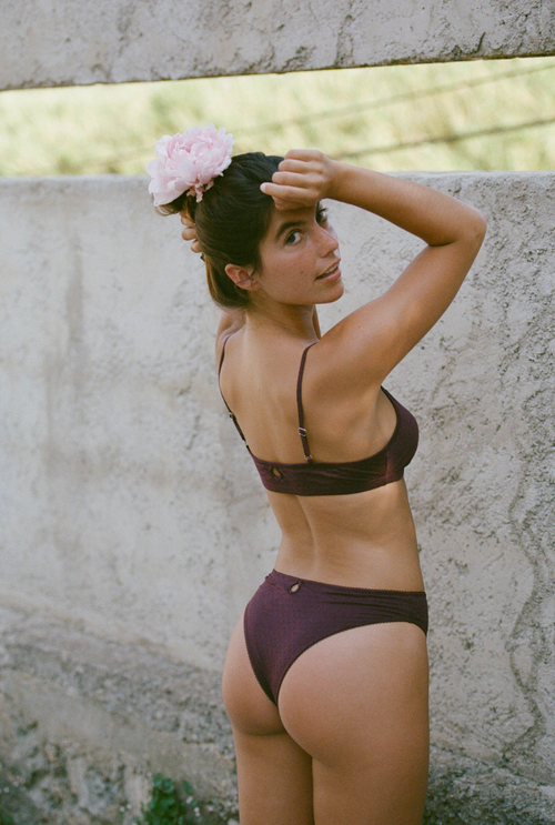 Timeless High-waisted Panties - Plum