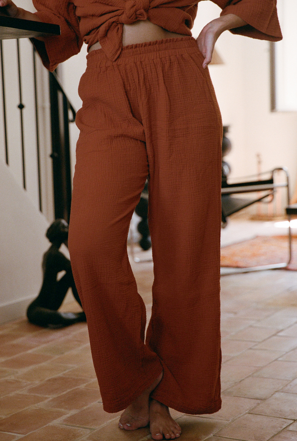 Mimosa Pants - Terracotta