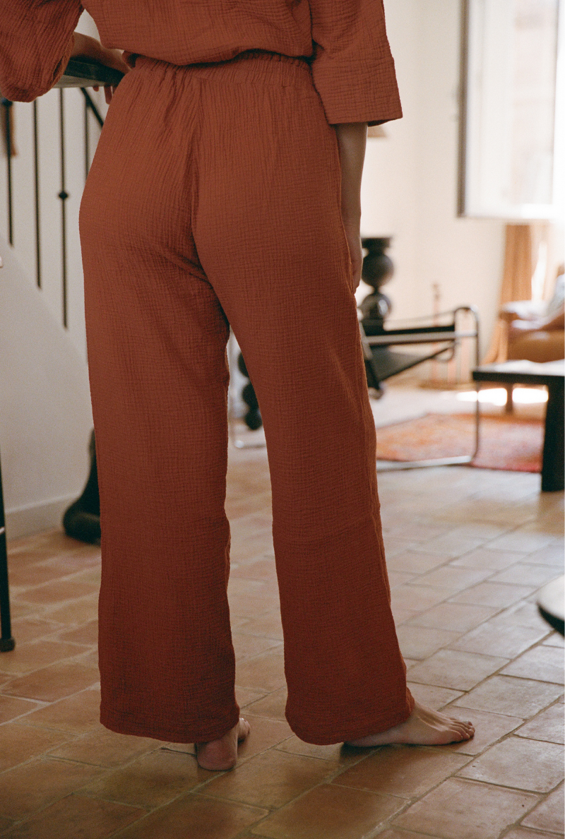 Mimosa Pants - Terracotta