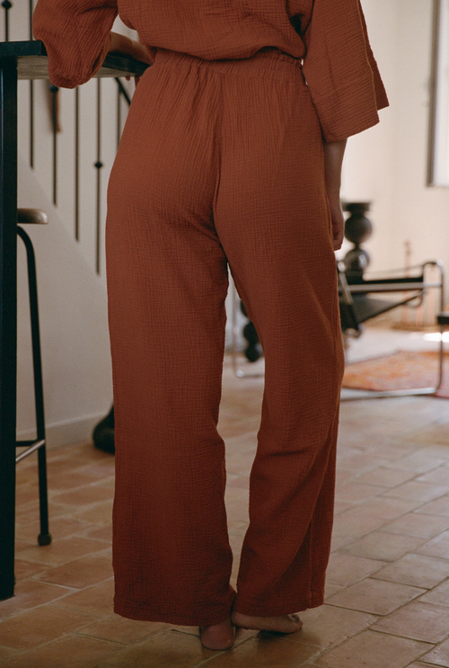 Mimosa Pants - Terracotta