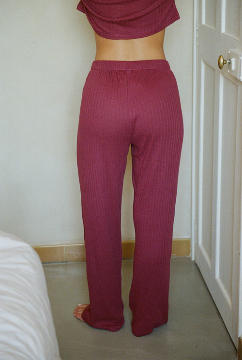 Pantalon Maud - Prune