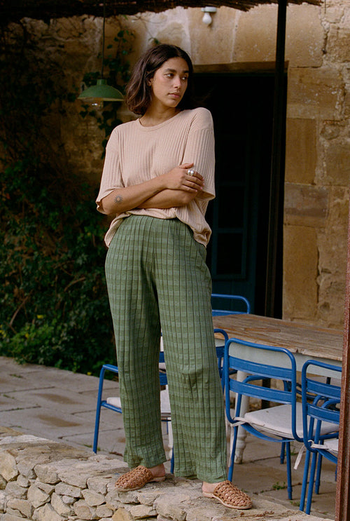 Manta Organic Cotton Pants - Khaki