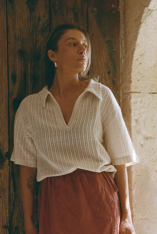 Top Morgane - Écru