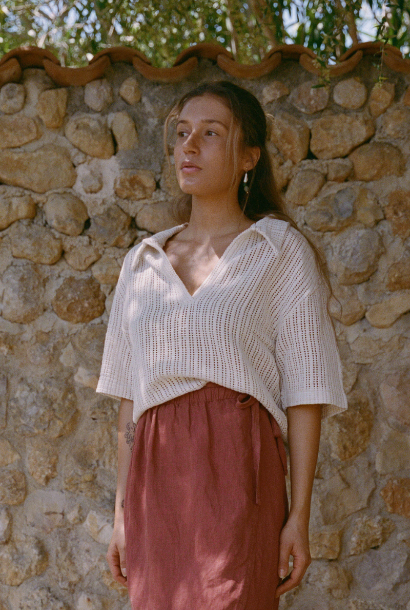 Top Morgane - Écru