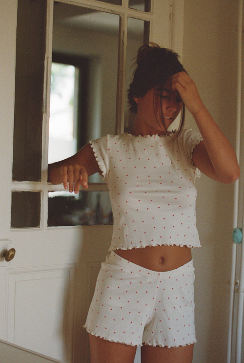 Loulou Set - Heart Print