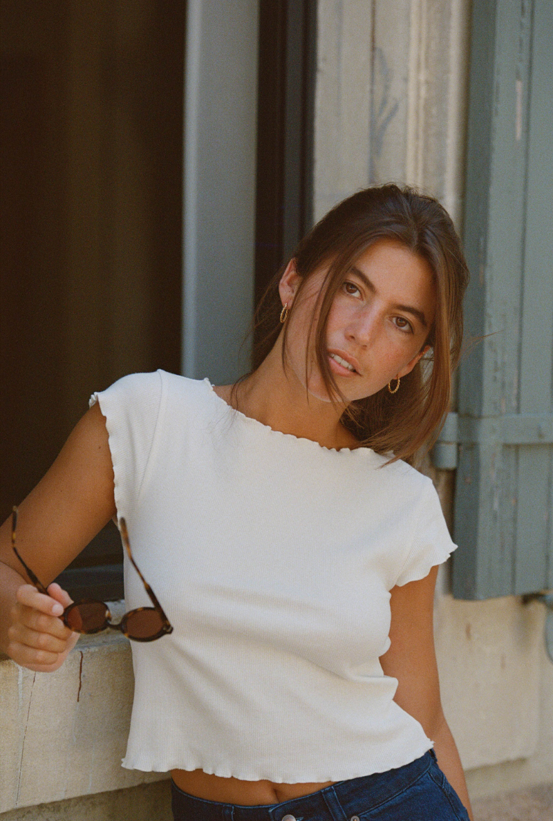 Top Loulou - Blanc