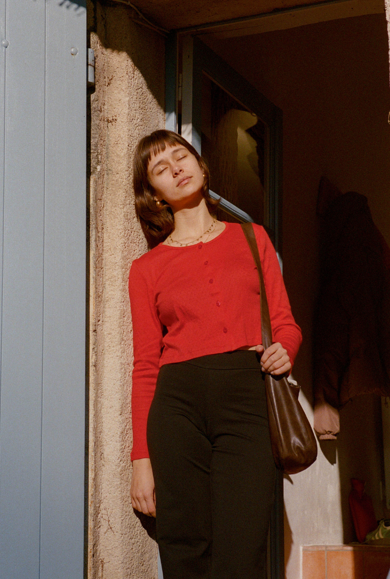 Cardigan Intemporel - Rouge