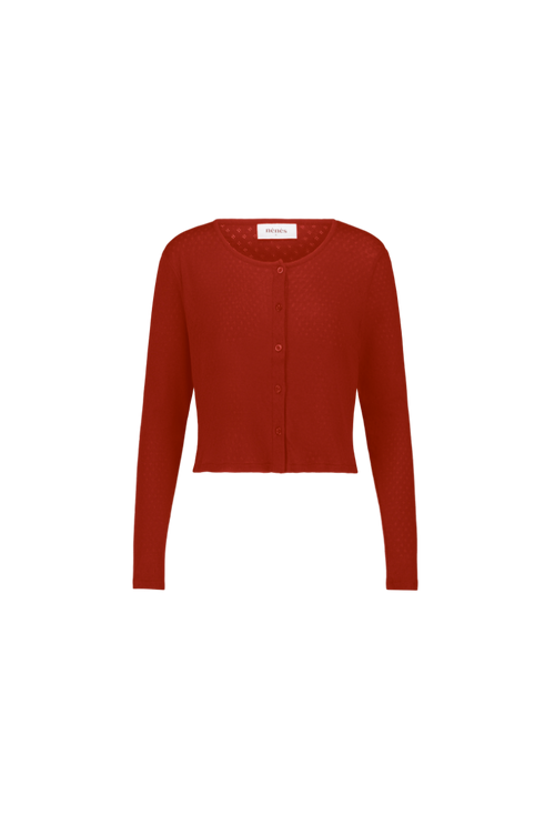 Cardigan Intemporel - Rouge