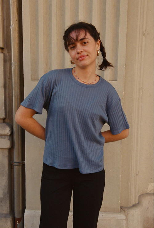 T-shirt Emilie - Bleu