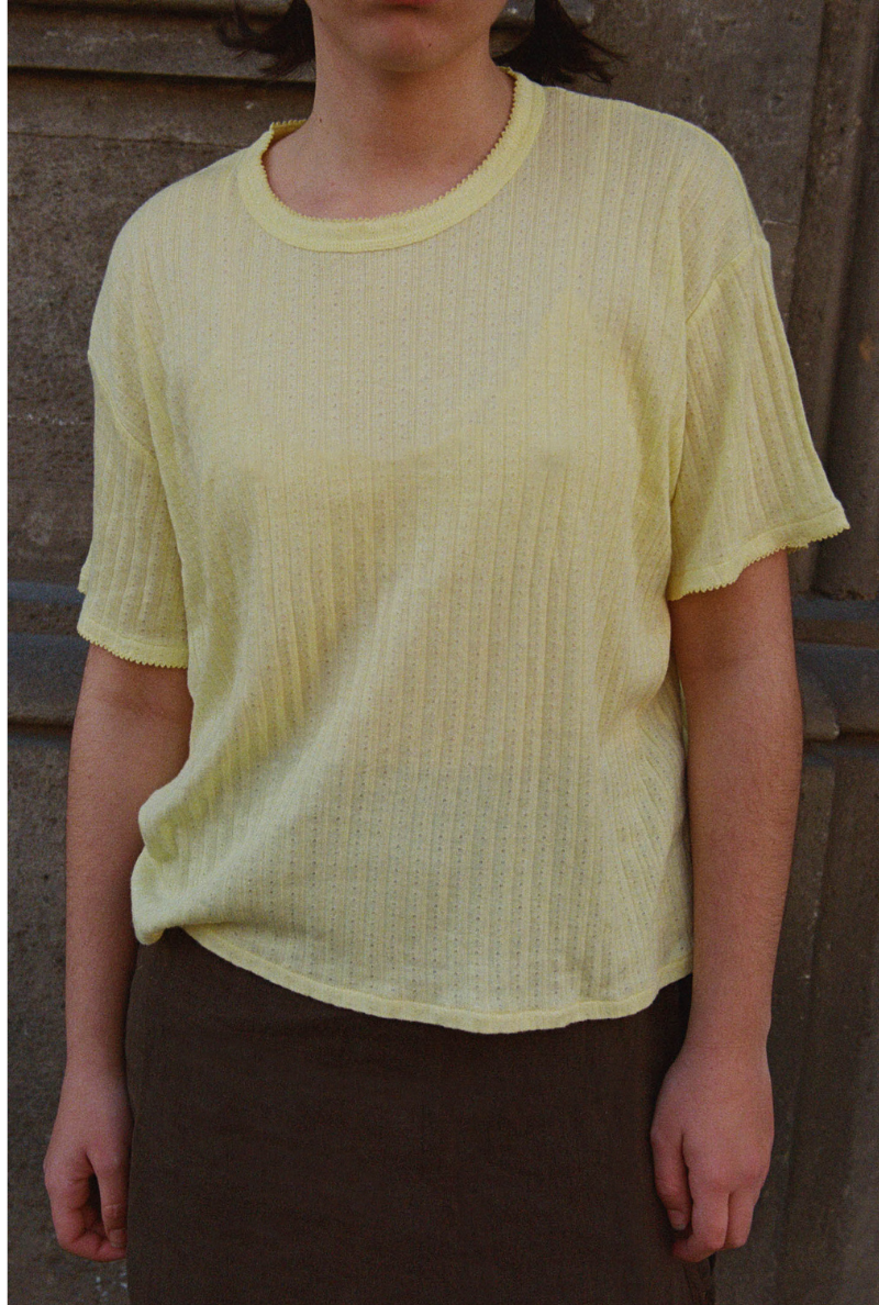 T-shirt Emilie - Jaune