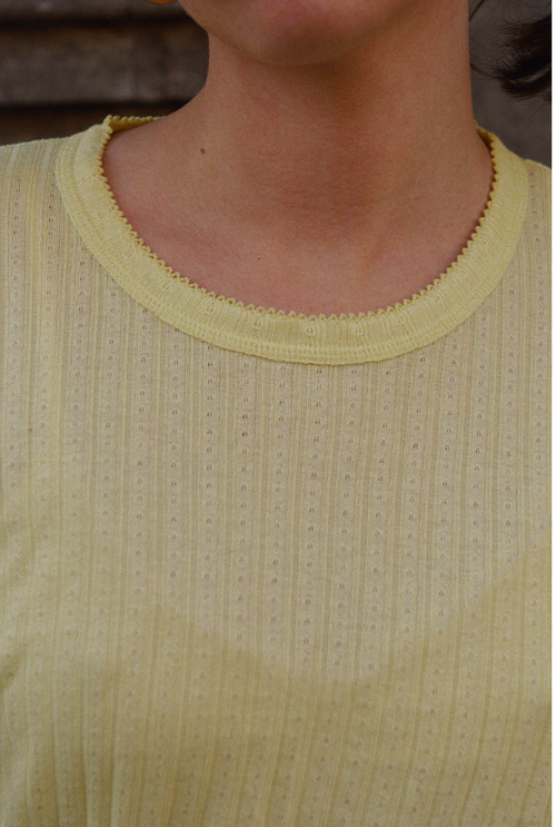 T-shirt Emilie - Jaune