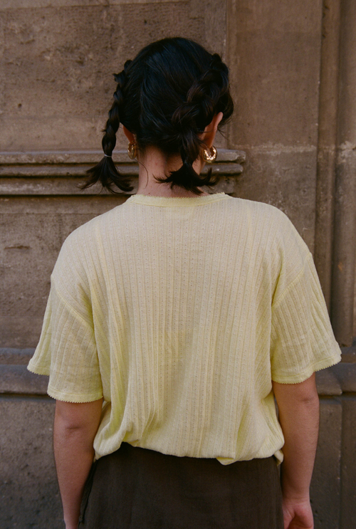 T-shirt Emilie - Jaune