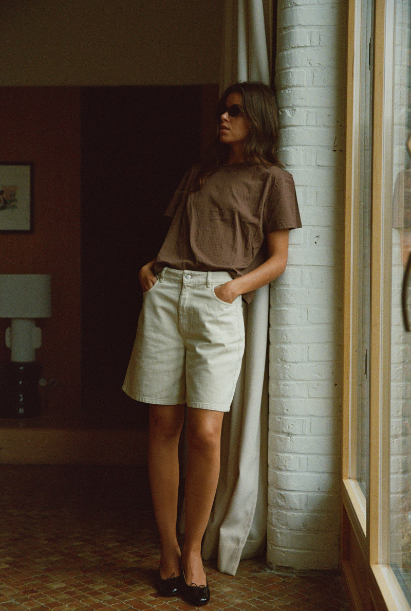 Adele Shorts - Ecru