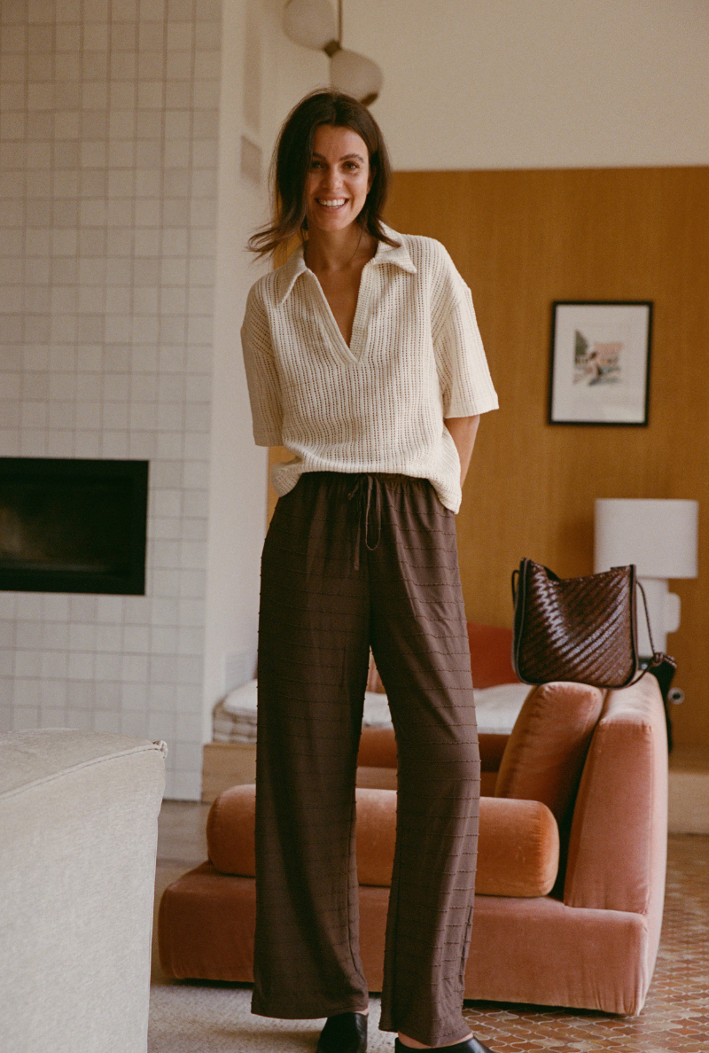Pantalon Mathilde - Marron