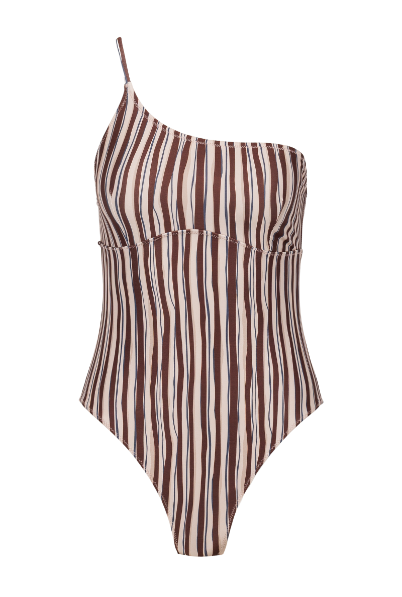Maillot une pièce Leslie - Rayures