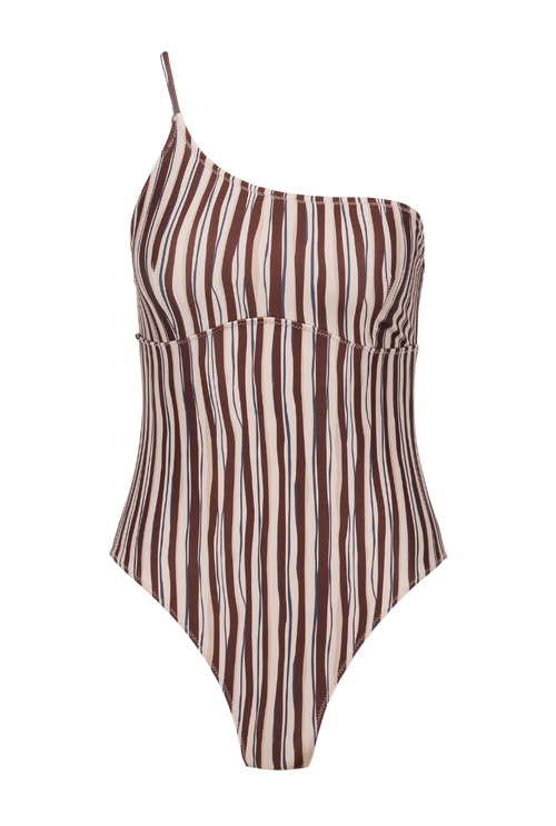 Maillot une pièce Leslie - Rayures