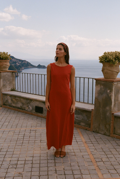 Francesca Dress - Red