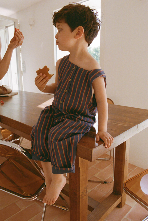 Salopette Mini me Enfant - Imprimé rayé