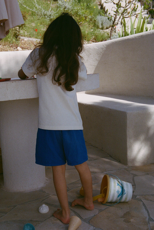 Short Mini me Enfant - Bleu