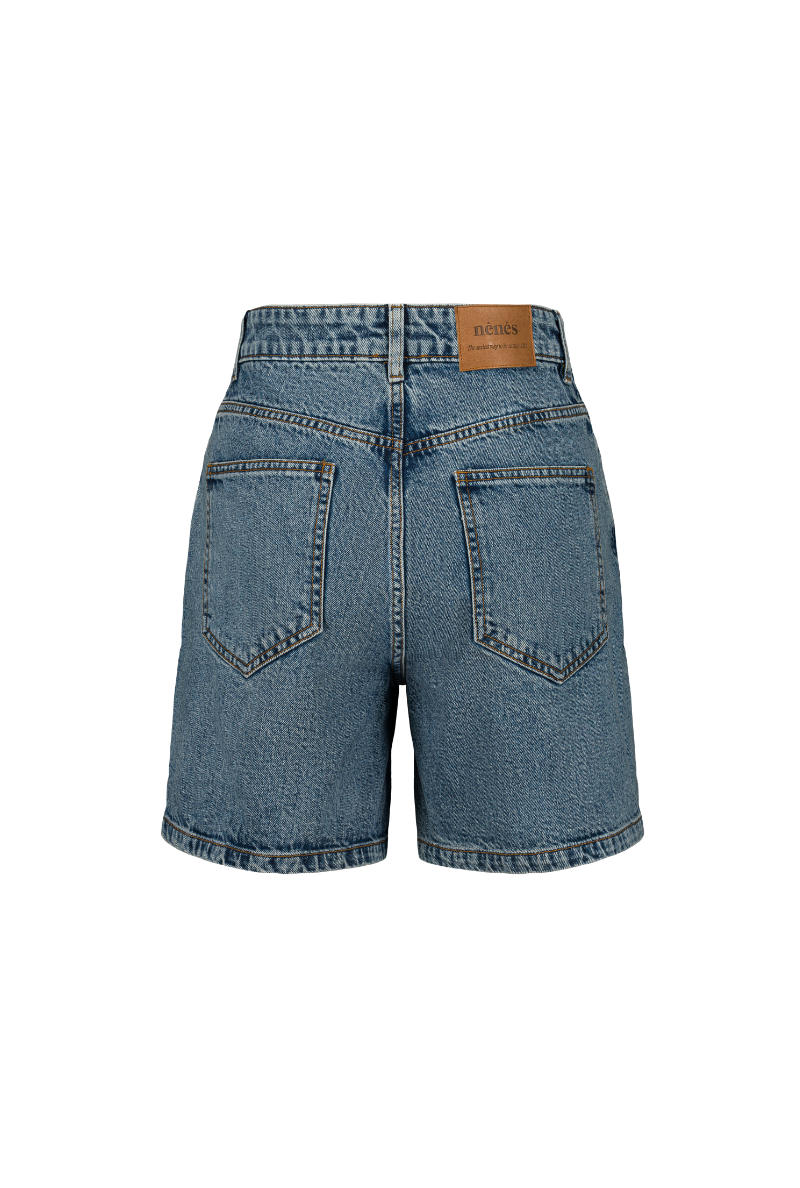 Short en Jean Ambre - Bleu