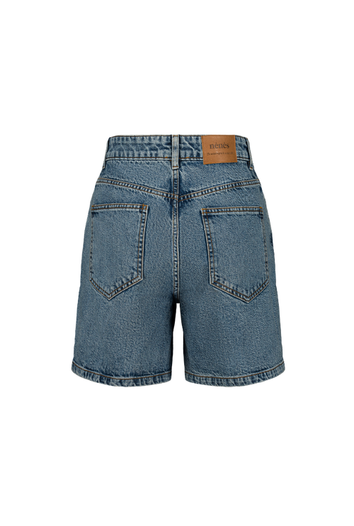 Short en Jean Ambre - Bleu