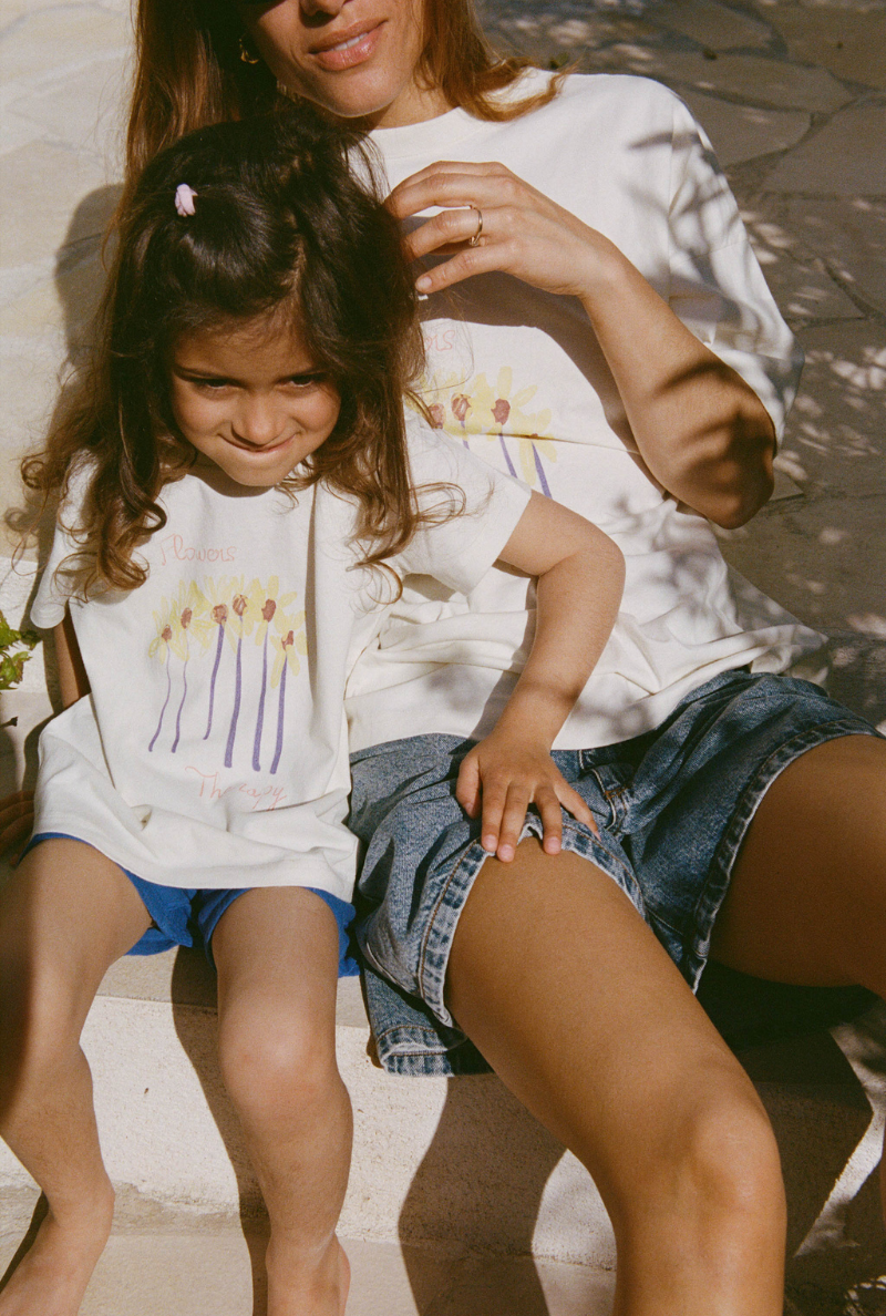 T-shirt Mini Me Adulte  - Imprimé Tournesols