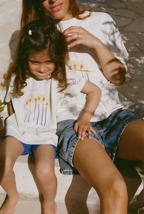 T-shirt Mini Me Adulte  - Imprimé Tournesols