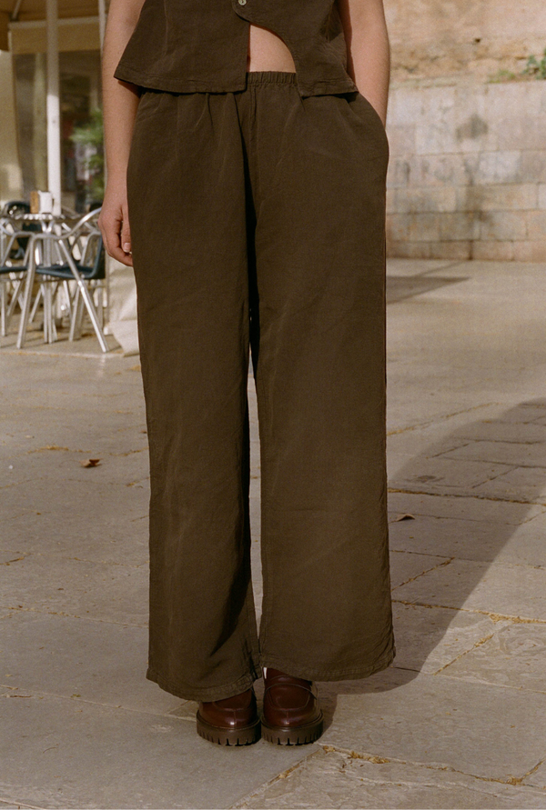 Pantalon Aliénor - Marron