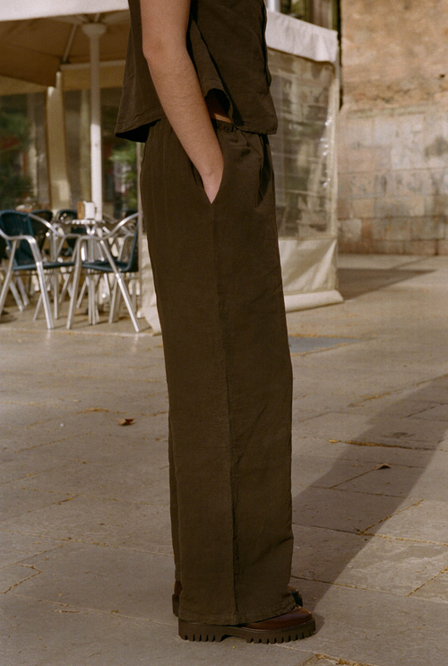 Pantalon Aliénor - Marron