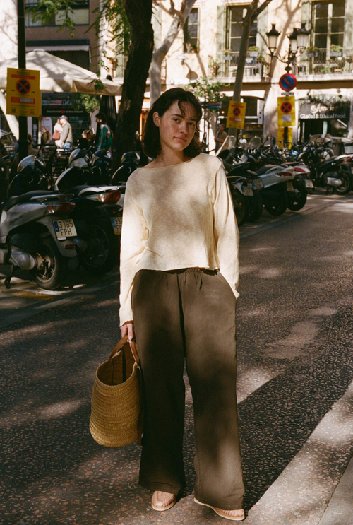 Pantalon Aliénor - Marron