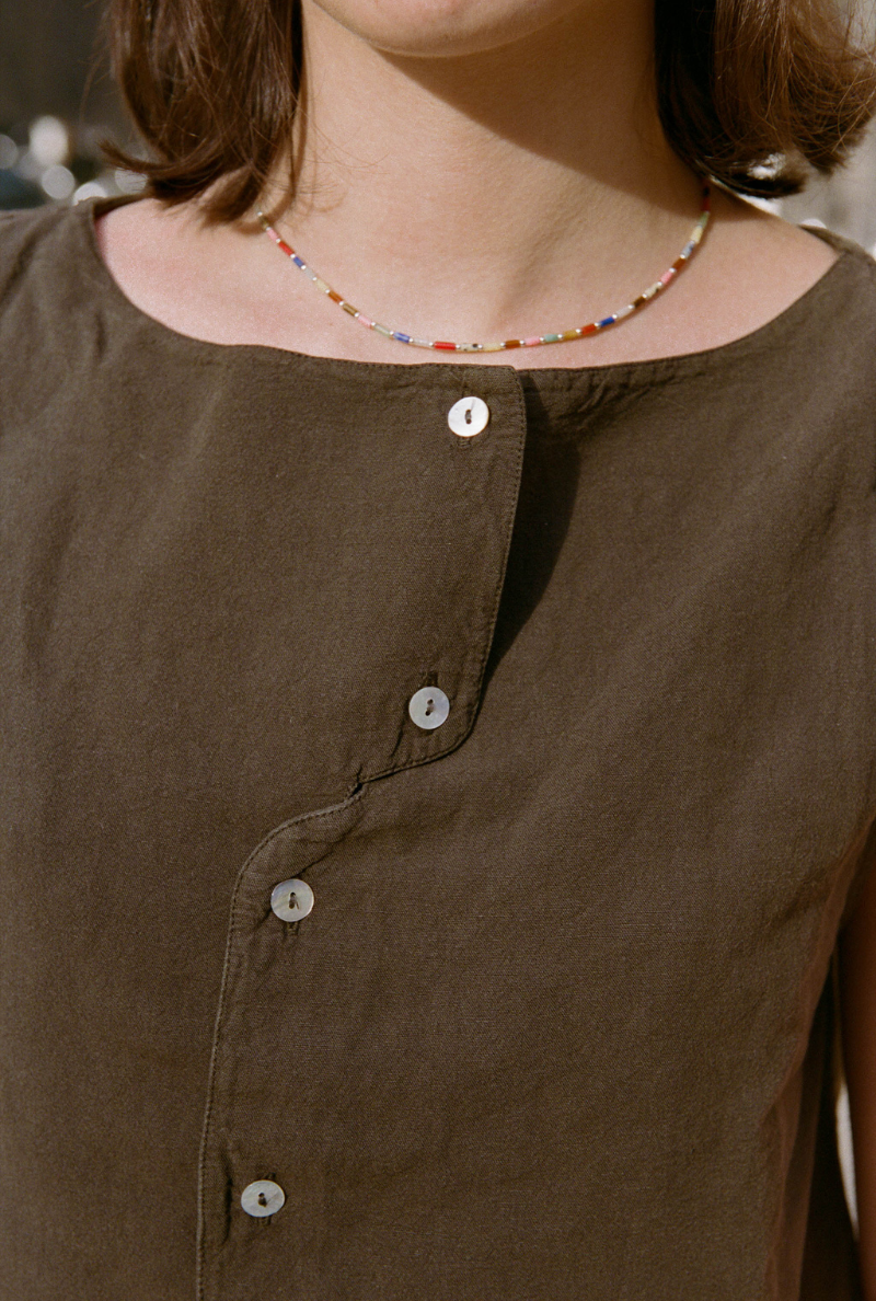 Top Aliénor - Marron