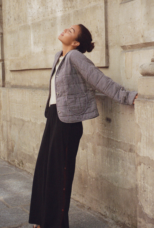 Veste Maia - Vichy Marron
