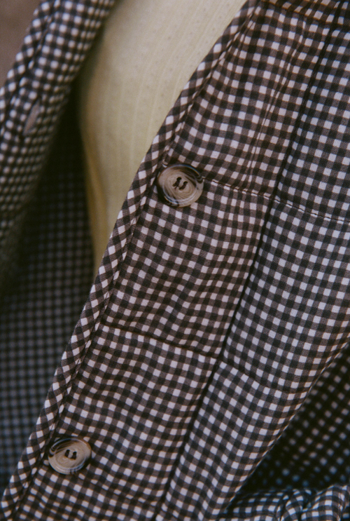 Veste Maia - Vichy Marron