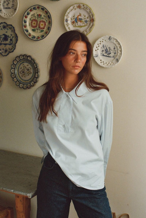 Chemise Solène - Bleu