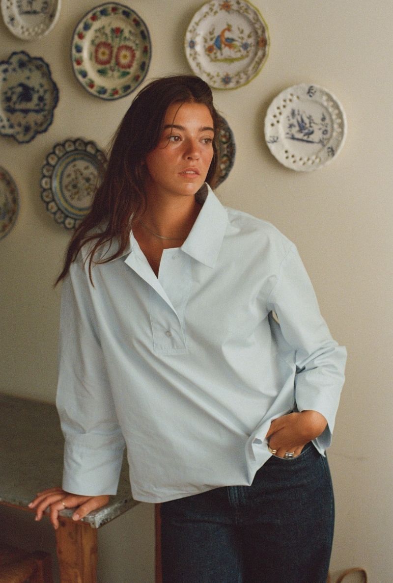 Chemise Solène - Bleu