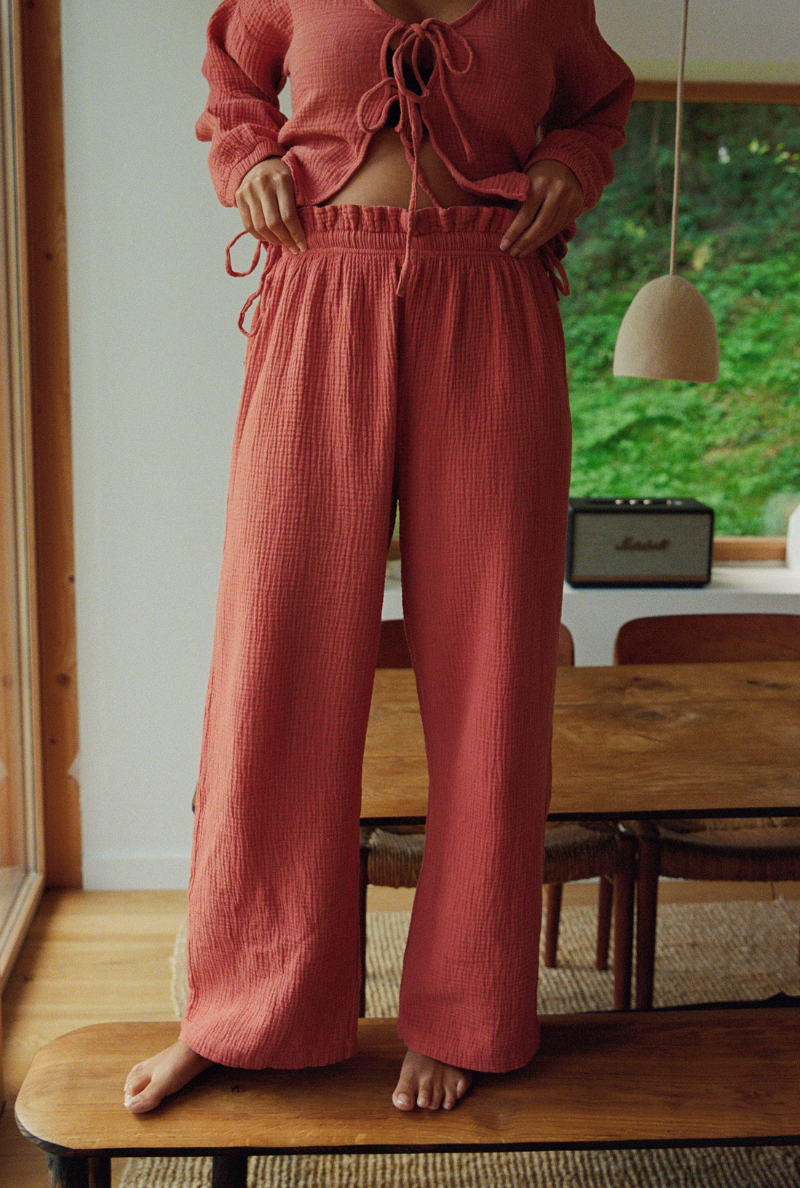 Wanda Pants - Terracotta